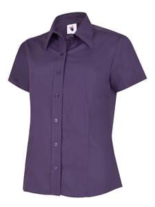 Radsow by Uneek UC712 - Ladies Poplin Half Sleeve Shirt Purple