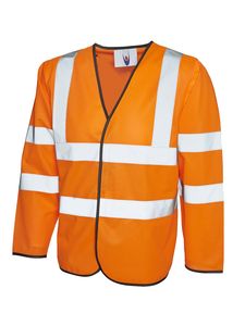 Radsow by Uneek UC802 - Long Sleeve Safety Waist Coat Orange