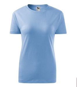 Malfini 133 - Senhoras de camisetas novas clássicas Light Blue