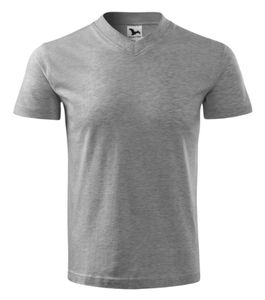 Malfini 102 - V-neck T-shirt unisex Gris chiné foncé