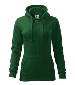 Malfini 411 - Trendy Sweatshirt med lynlås til kvinder Bottle green
