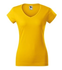 Malfini 162 - Camiseta de cuello en V fit Ladies Amarillo