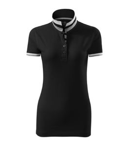Malfini Premium 257 - Polo Shirt Collar Up Dames Zwart