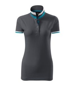 Malfini Premium 257 - Collar Up Polo Shirt Ladies Light Anthracite