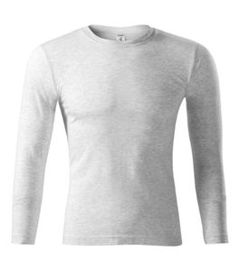 Piccolio P75 - T-shirt Progress LS Uniseks gris chiné helder