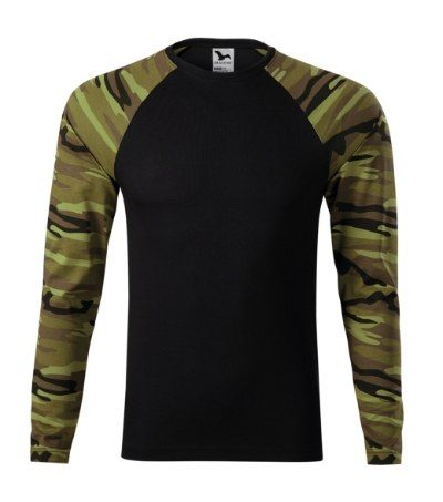 Malfini 166 - Camuflaje ls camiseta unisex