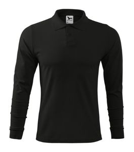 Malfini 211 - Single J. LS Polo Shirt Gents Black