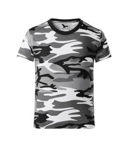 Malfini 149 - Camouflage T-shirt Kids camouflage gray