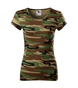 Malfini C22 - T-shirt Camo Pure pour femme camouflage brown