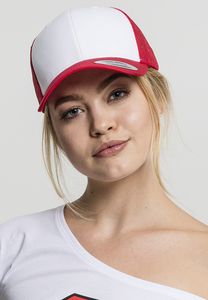 Flexfit 6606CF - Retro Trucker Colored Front red/wht/red