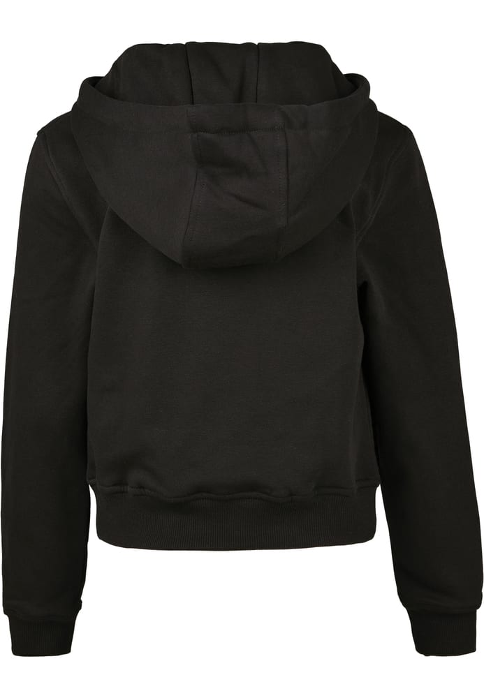 Build Your Brand BY113 - Girls Cropped Sweatshirt Hoody