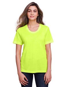 Core 365 CE111W - T-Shirt Femme Fusion Chromasoft Performance Safety Yellow