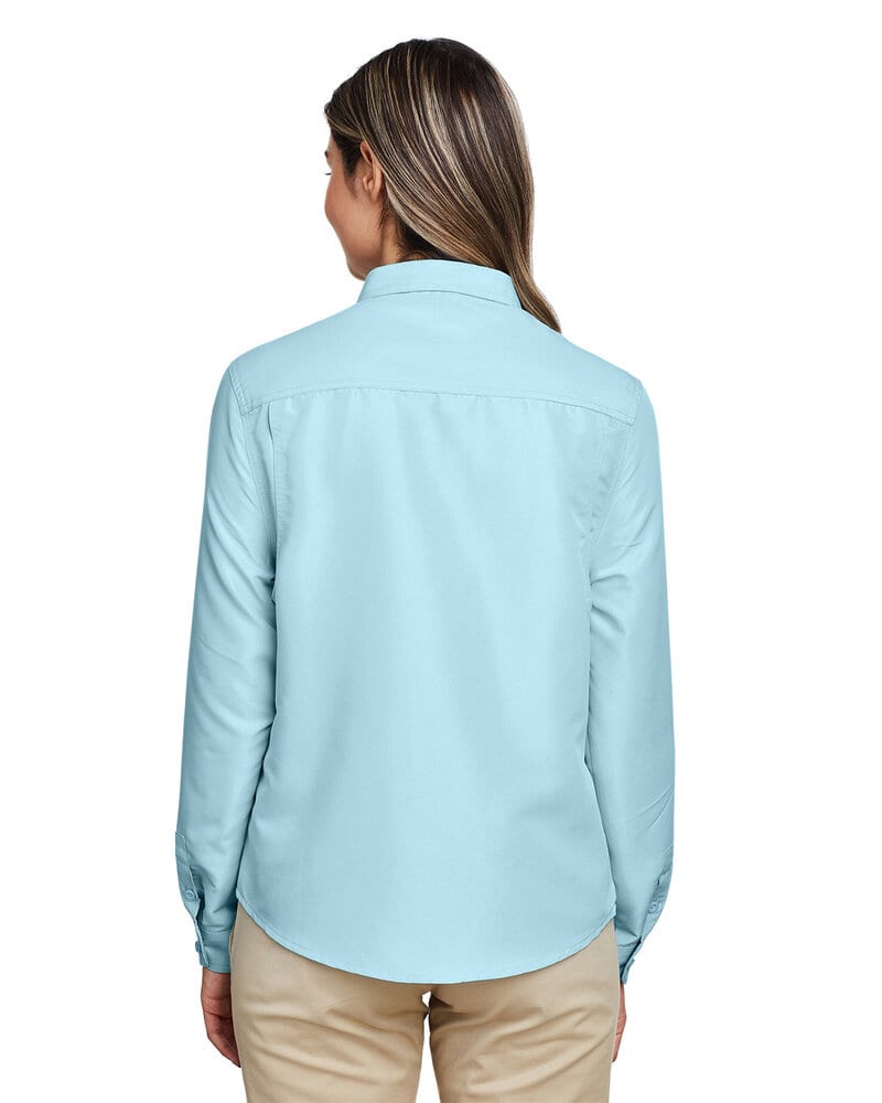 Harriton M580LW - Ladies Key West Long-Sleeve Performance Staff Shirt