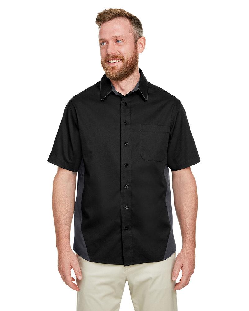 Harriton M586 - Men's Flash IL Colorblock Short Sleeve Shirt