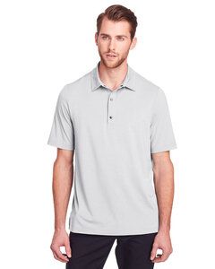 North End NE100 - Polo Jaq Snap-Up Performance Stretch pour homme Platine