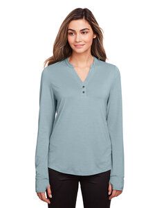 North End NE400W - Ladies Jaq Snap-Up Stretch Performance Pullover