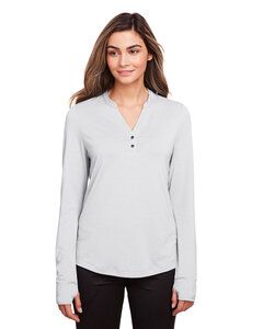 North End NE400W - Ladies Jaq Snap-Up Stretch Performance Pullover