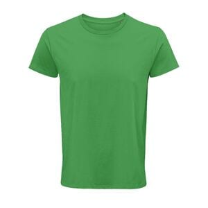 SOL'S 03582 - Crusader Men Camiseta Hombre Ajustada De Punto Liso Y Cuello Redondo Verde pradera