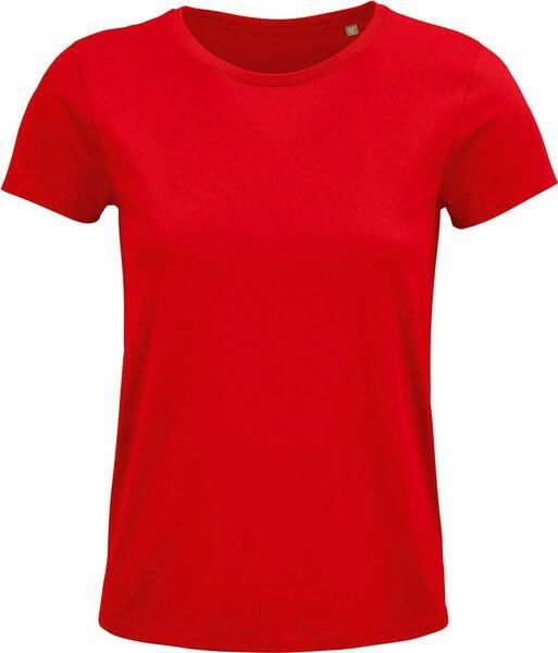 SOLS 03581 - Camiseta Mujer Orgánica Cuello Redondo Ajustada