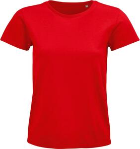 SOL'S 03579 - Pioneer Women Round Neck Fitted Jersey T Shirt Red