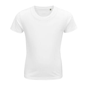 SOL'S 03578 - Pioneer Kids Kids’ Round Neck Fitted Jersey T Shirt White
