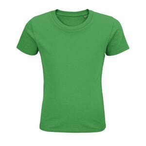 SOL'S 03578 - Pioneer Kids T Shirt Bambino Aderente Girocollo Verde prato