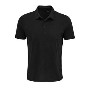 NEOBLU 03572 - Octave Men Jersey Polo Shirt Deep Black