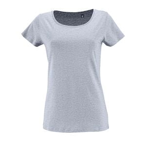 SOL'S 02077 - Milo Women Short Sleeved T Shirt Heather sky