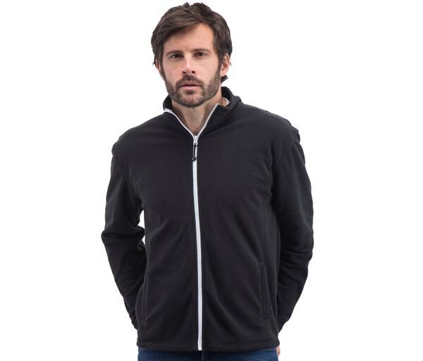 Black & Match BM700 - Grizzly Mens Fleece Zipper Sweatshirt by BLACK&MATCH