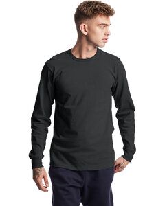 Champion T453 - Unisex Heritage Long-Sleeve T-Shirt Black