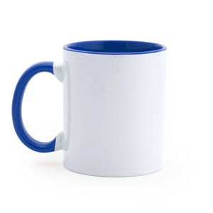 EgotierPro MD4001 - MANGO Special 350ml ceramic sublimation mug White/Royal Blue