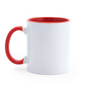 EgotierPro MD4001 - MANGO Special 350ml ceramic sublimation mug White/Red