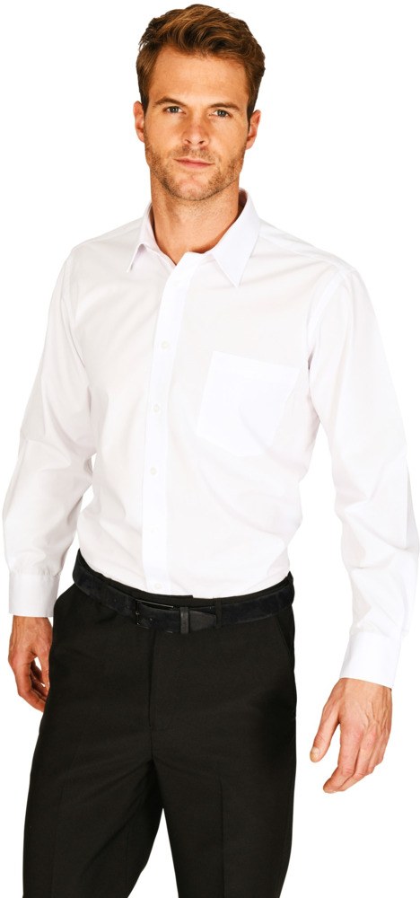 Absolute Apparel AA301 - Shirt Classic Poplin Long Sleeve