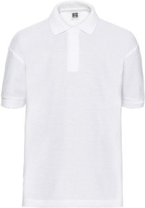 Russell Jerzees Schoolgear R539B - Classic PolyCotton Polo Kids 215gm White