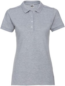 Russell R566F - Stretch Polo Ladies Light Oxford
