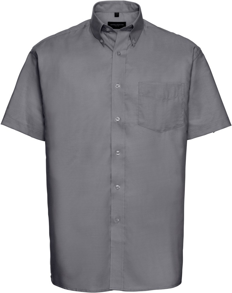 Russell Collection R933M - Mens Oxford Shirt Short Sleeve 135gm
