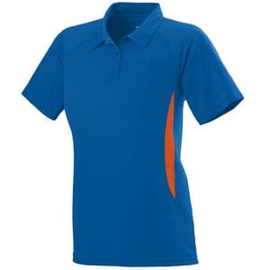 Augusta Sportswear 5006 - Ladies Mission Polo Royal/Orange