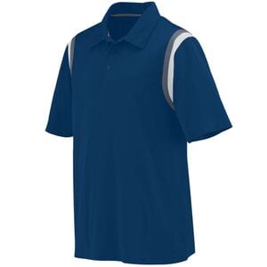 Augusta Sportswear 5047 - Genesis Polo Navy/ Graphite/ White