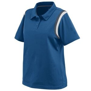 Augusta Sportswear 5048 - Ladies Genesis Polo Navy/ Graphite/ White