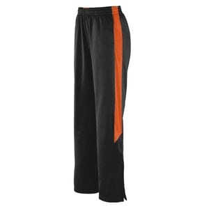 Augusta Sportswear 7752 - Ladies' Brushed Tricot Medalist Pants Black/Orange
