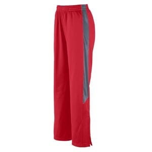Augusta Sportswear 7752 - Ladies' Brushed Tricot Medalist Pants Red/Graphite