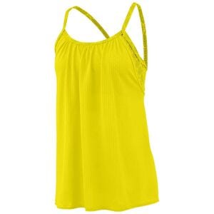 Augusta Sportswear 2422 - Ladies Sadie Tank Power Yellow/Power Yellow Plexus Print