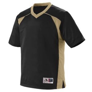 Augusta Sportswear 260 - Victor Replica Jersey Black/Vegas Gold