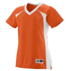 Augusta Sportswear 262 - Ladies Victor Replica Jersey Orange/White