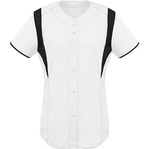 HighFive 312142 - Ladies Faux Front Jersey