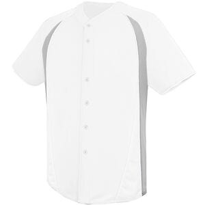 HighFive 312220 - Adult Ace Full Button Jersey