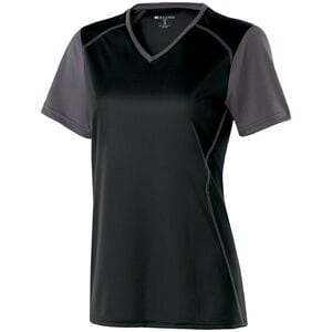 Holloway 222301 - Ladies Piston Shirt Black/Carbon