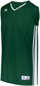 Russell 4B1VTM - Legacy Basketball Jersey Dark Green/White
