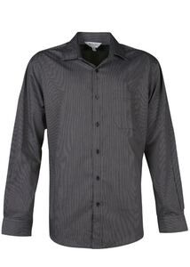 Aussie Pacific 1900L -  Henley Striped Long Sleeve Shirt