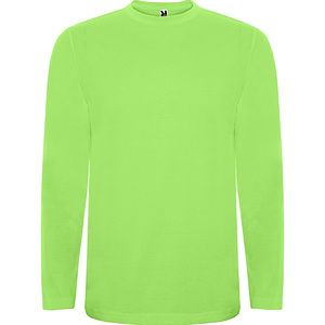 Roly CA1217 - EXTREME Long-sleeve t-shirt in tubular fabric and 4-layer crew neck Oasis Green